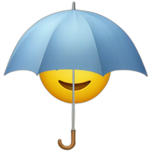the sun with an umbrella emoji