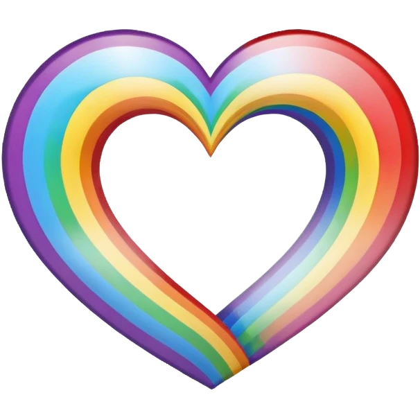 Heart  Raiwnbow emoji