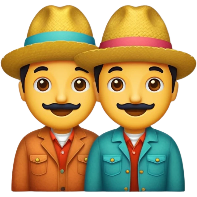 Retro Stickers  AMIGOS emoji