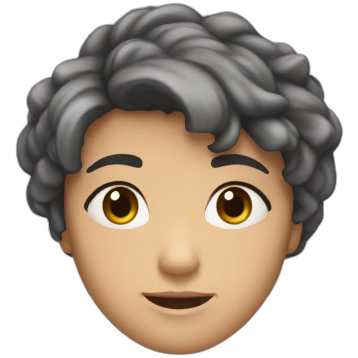キツネ耳美少女 emoji