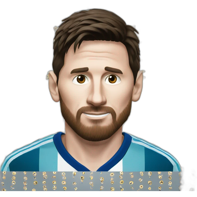 LIONEL MESSI WITH THE WORLD CUP emoji