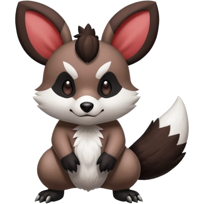 Teddiursa-Minccino-Obstagoon-fusion  emoji