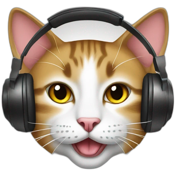 Dj cat emoji