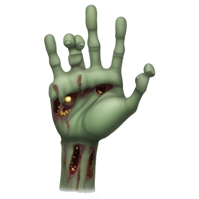 Zombie Hand emoji