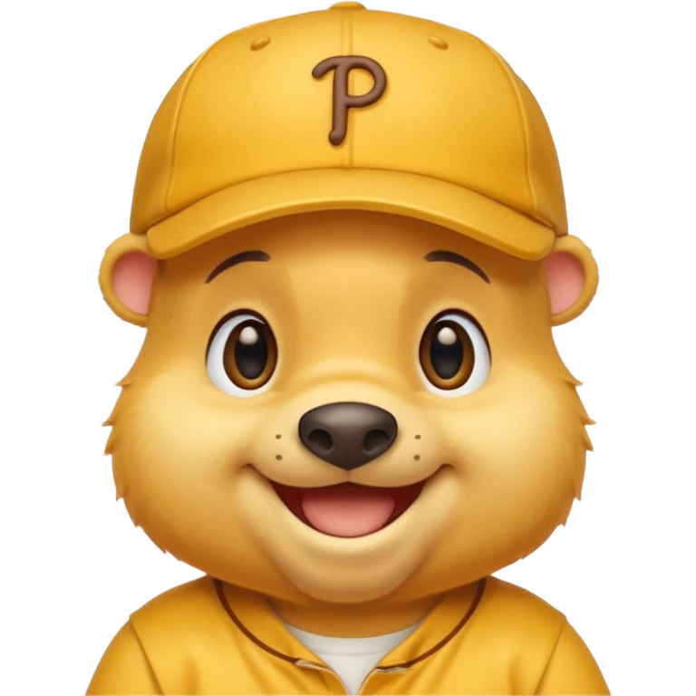winnie the Pooh with cap  emoji