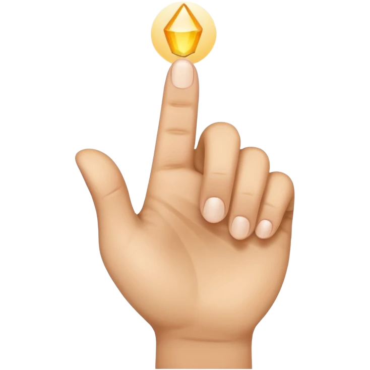 POINTING FINGER ON CAMERA emoji