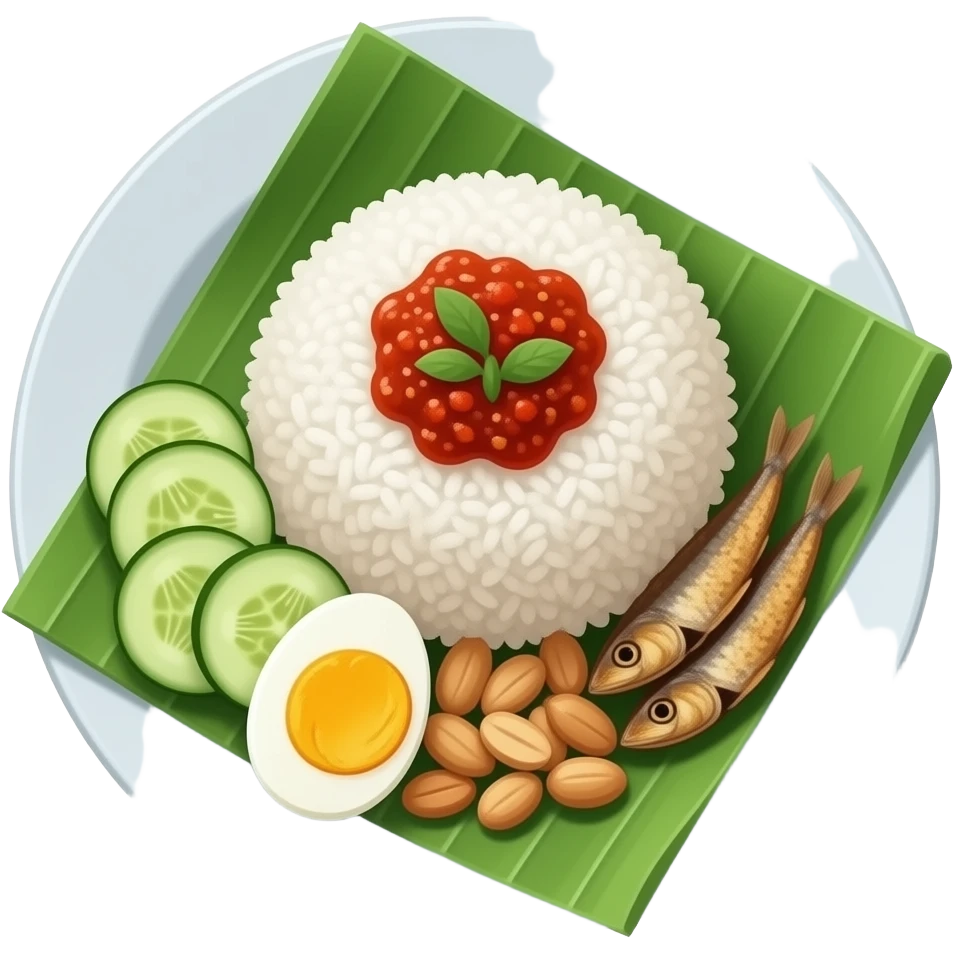 Nasi lemak emoji