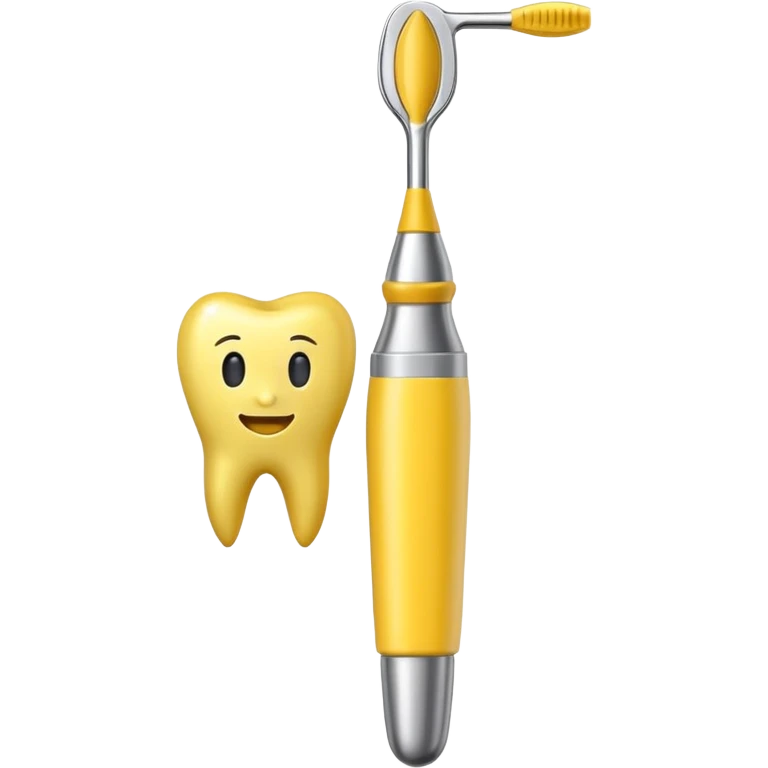 dental endodontic file, with yellow handle emoji