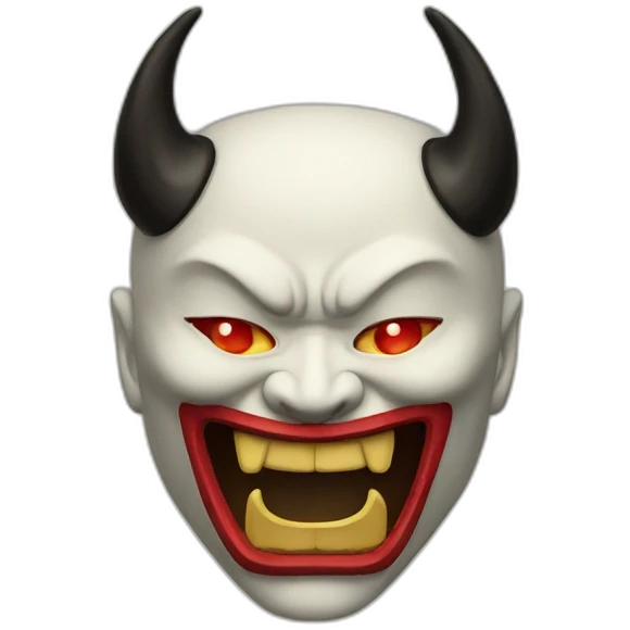 Japanese DEVIL Mask emoji