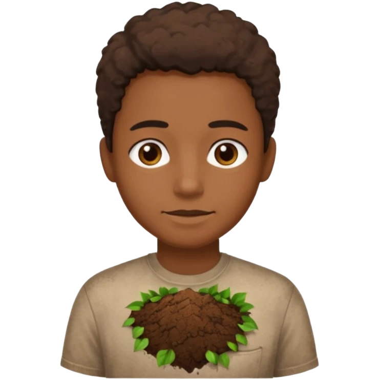 Soil on the Shirt. emoji