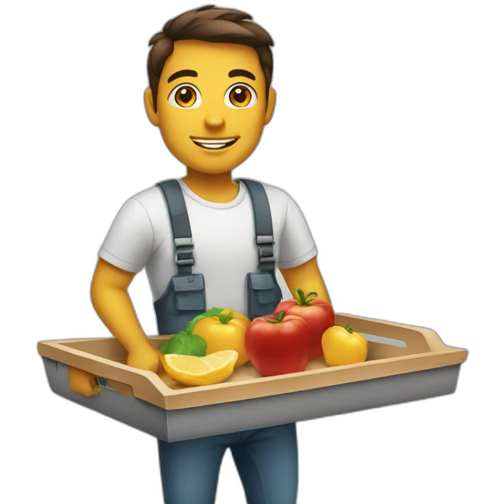 carry a tray emoji