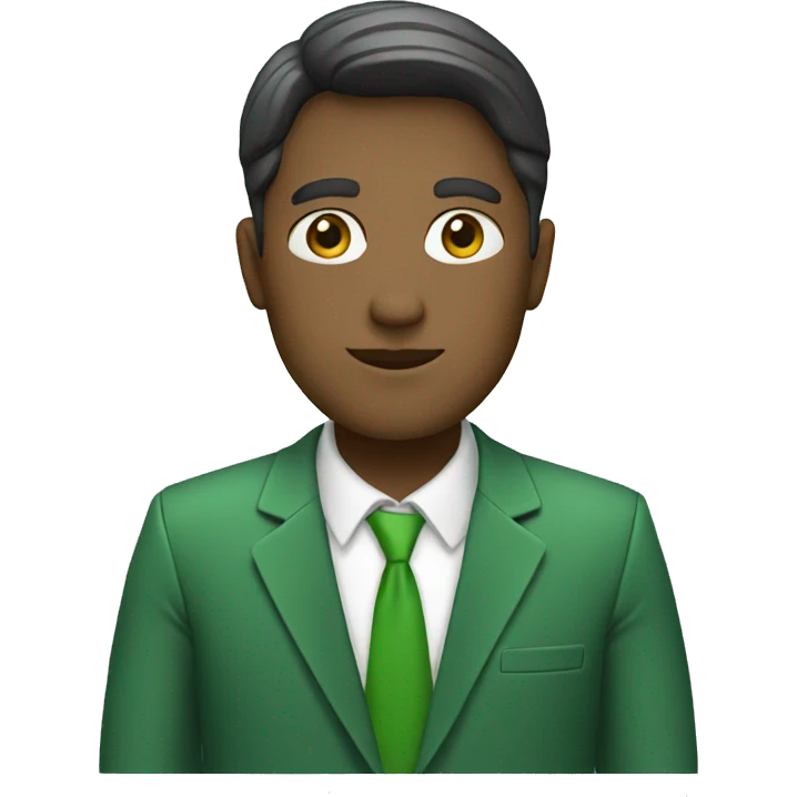 consultant using green emoji