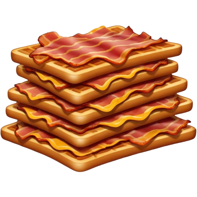 Shit eating bacon emoji