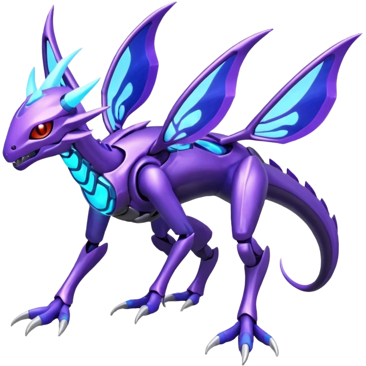 Genesect-Miraidon-Lunala-Fakémon-hybrid-creature (full body)  emoji