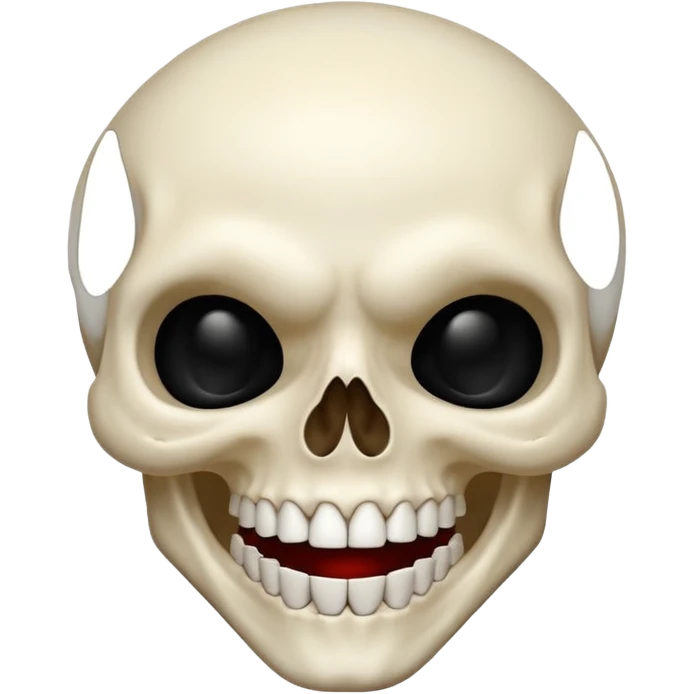 Skull laughing emoji