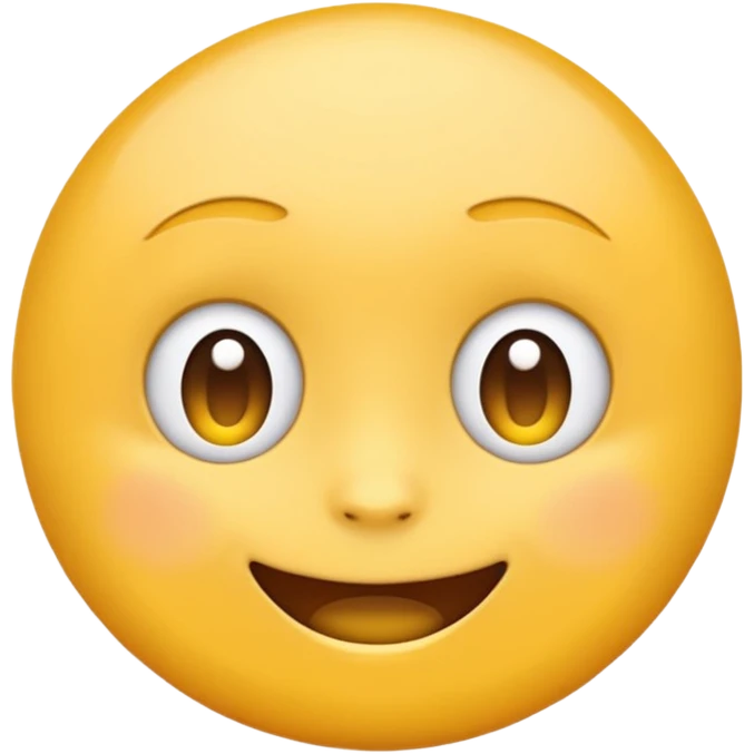 Emoji, yellow round teasing smile emoji