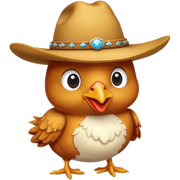 Cowboy chicken nugget gegegegedo￼ emoji