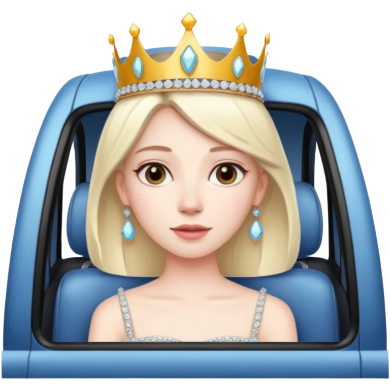 Car passenger princess emoji