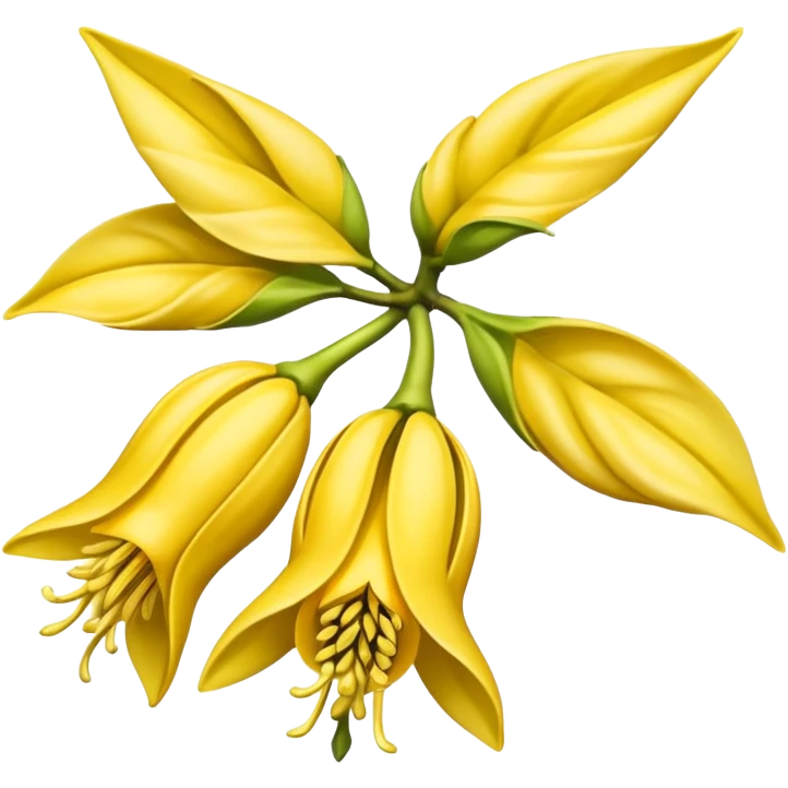 ylang ylang flower little closed emoji