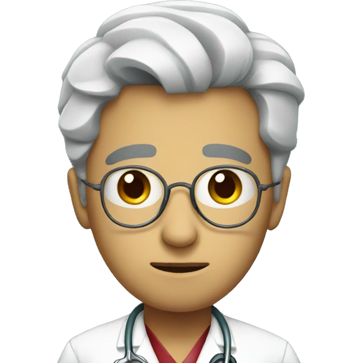 Sad doctor emoji