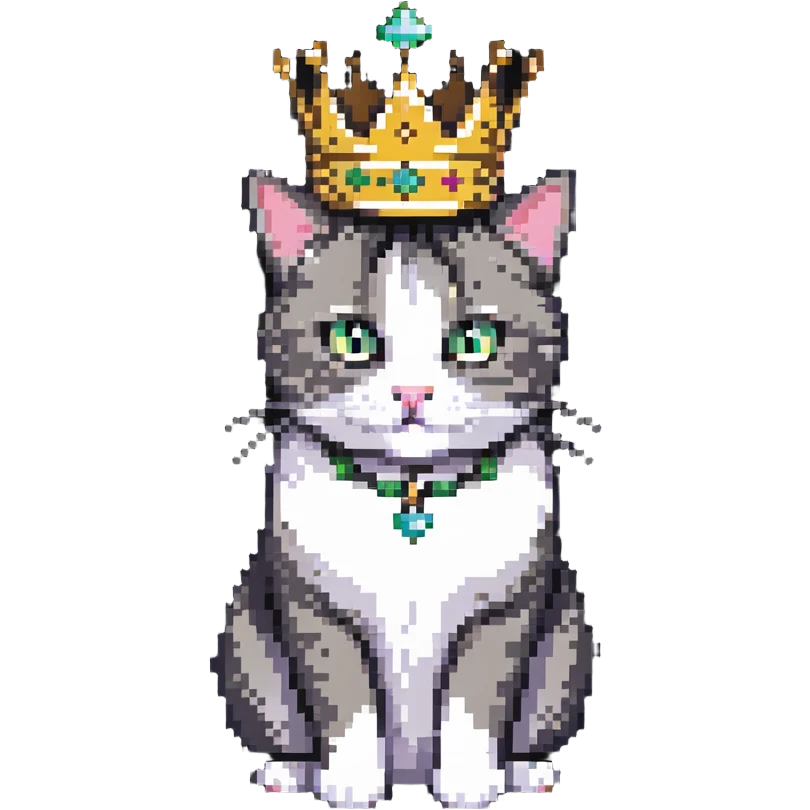 crowned cat emoji