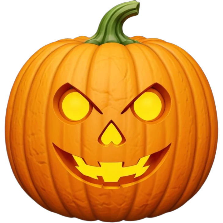 spooky pompkin 3d emoji