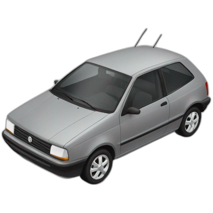 Voiture Polo grise emoji