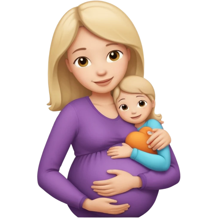 Pregnant Hug emoji