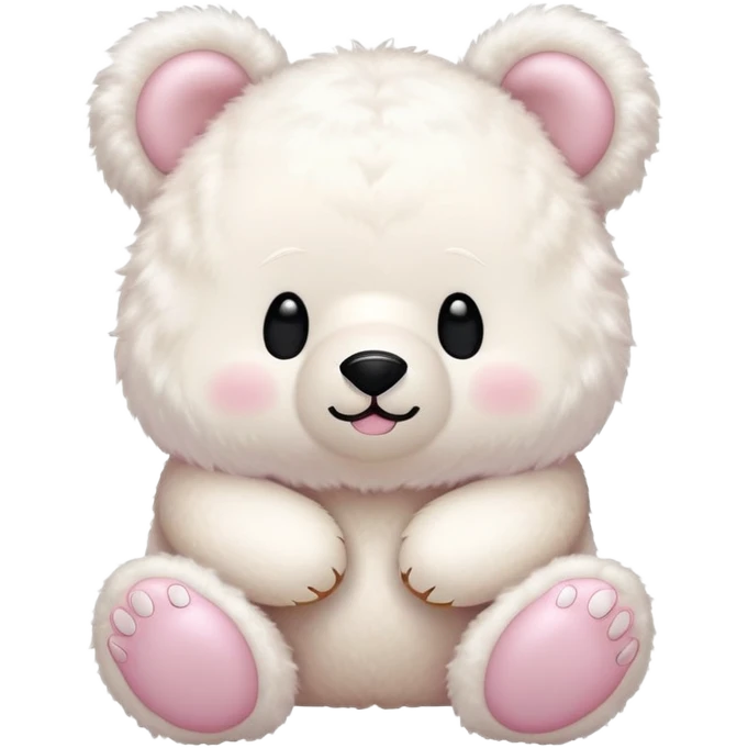 a-fluffy-toy-teddy-with-a-light-pink-colored-shell-and-ears-and-a-big-white-face-and-round-white-bear-feet,-with-a-cute-black-closed-eyes-and-mouth emoji