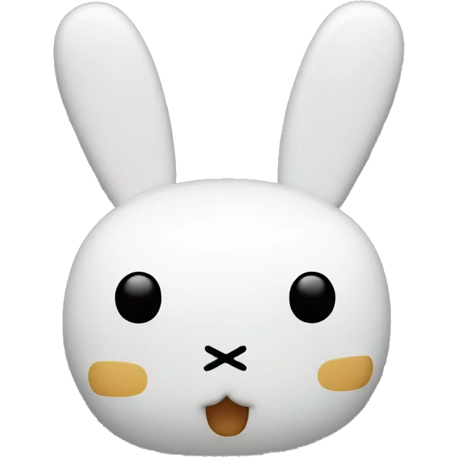 miffy with x mouth emoji