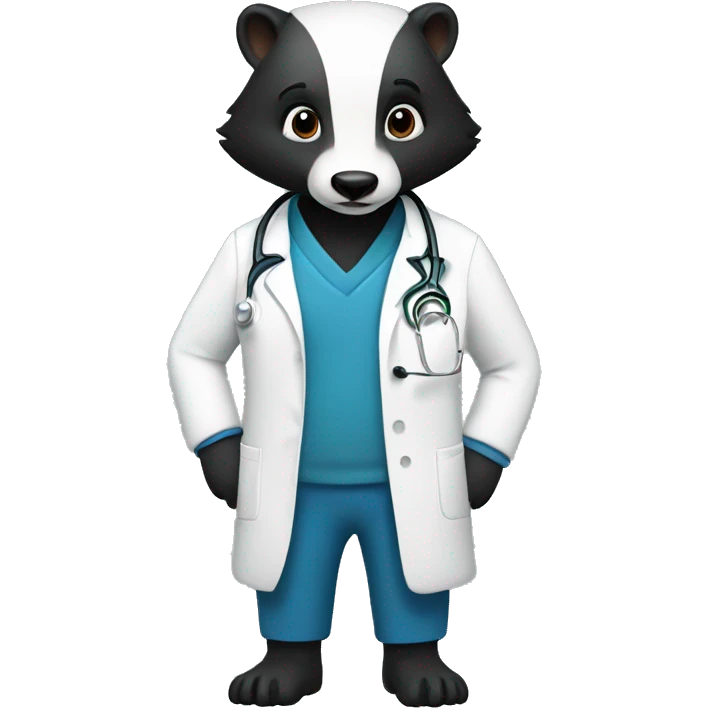 Doctor Badger emoji