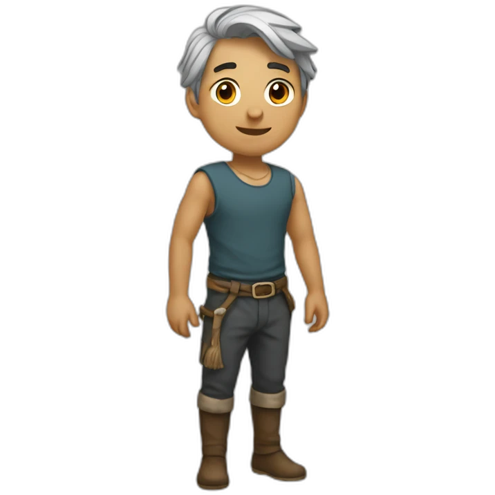 Michou qui rougit emoji