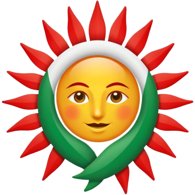 Kürdistan bayrağı emoji