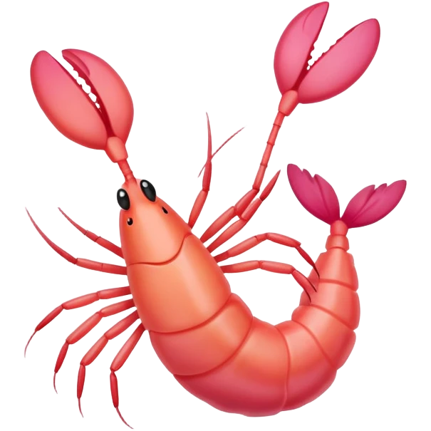 Shrimp dancing  emoji