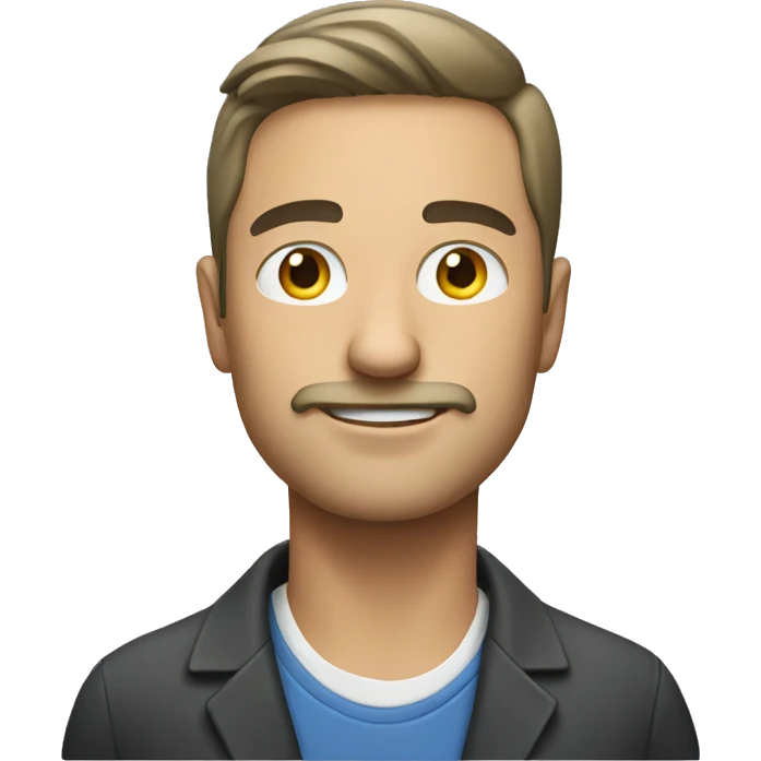 Man with pc emoji