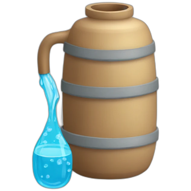 Jarra de agua emoji