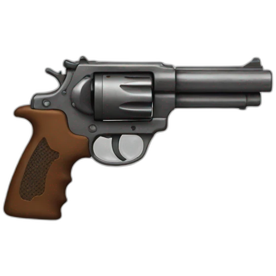 One gun emoji