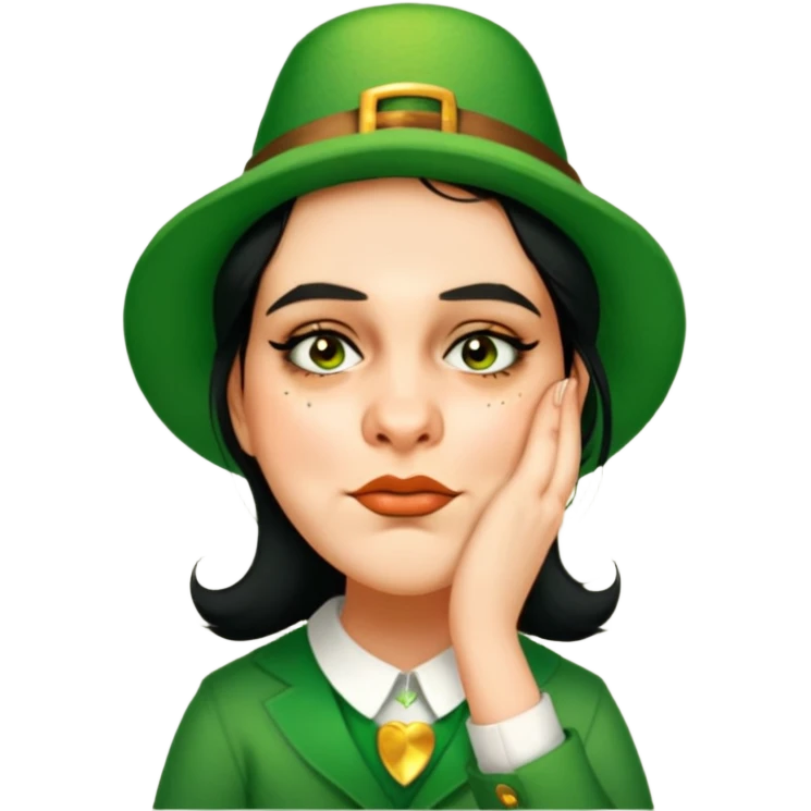 Sad Leprechaun emoji