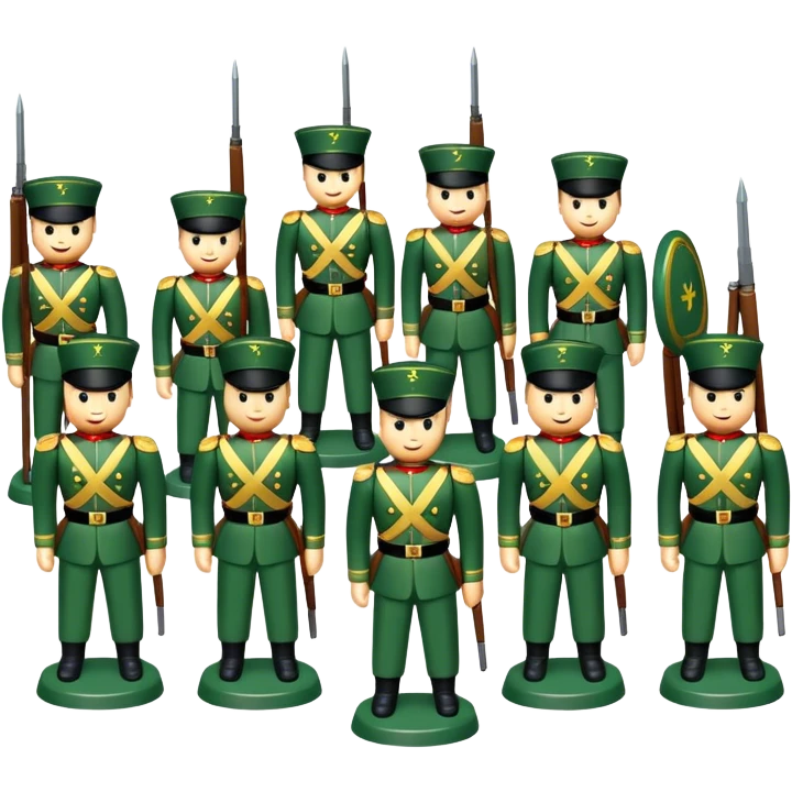 bucket of soldiers emoji