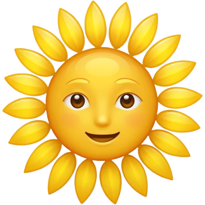 Sun emoji