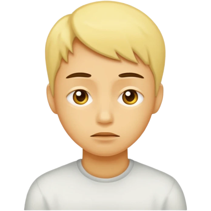 Tête jaune, soupire emoji