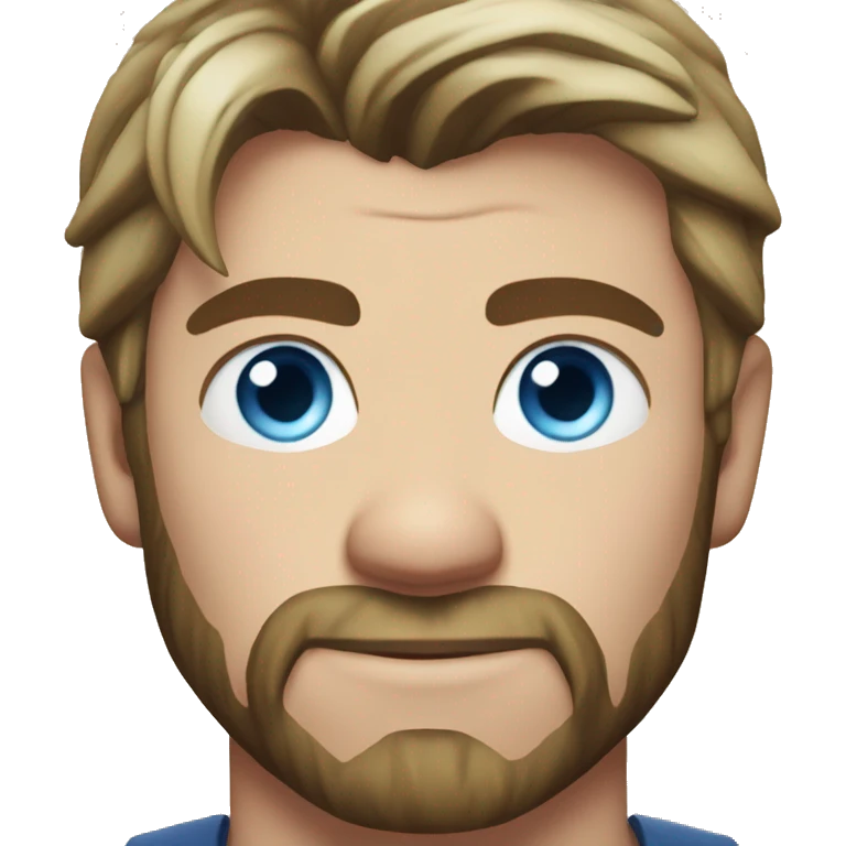 chris hemsworth with blue eyes emoji