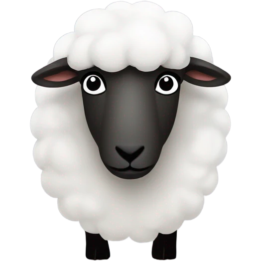 Sheep in XXL Tshirt emoji