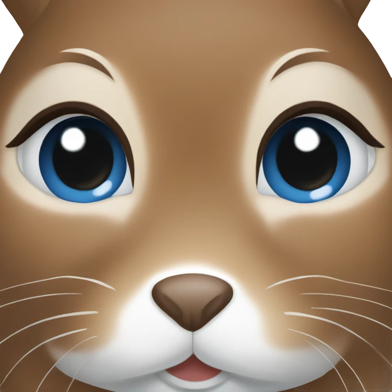 Dutch rabbit blue and brown eyes emoji