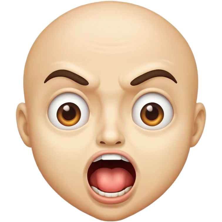 Crazy hungry face emoji