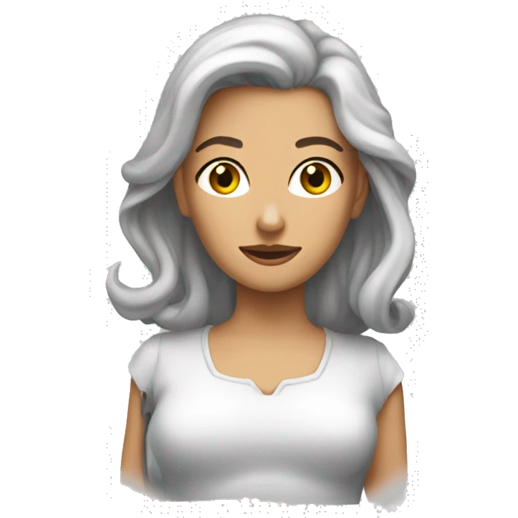donna con espressione sarcastica emoji