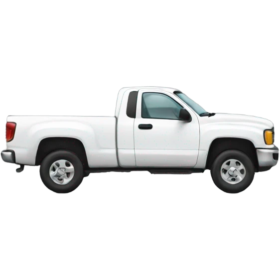 White truck emoji