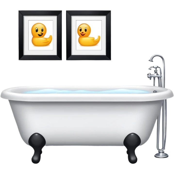 Bathroom and bathtub emoji