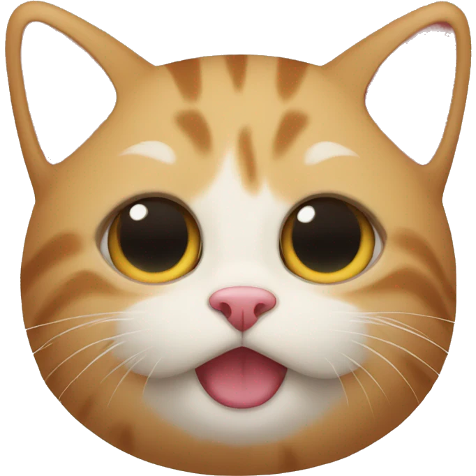 Cat upside down  emoji