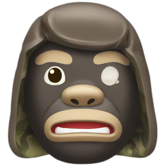 A bathing ape emoji